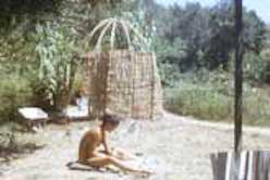 Group assembling hut